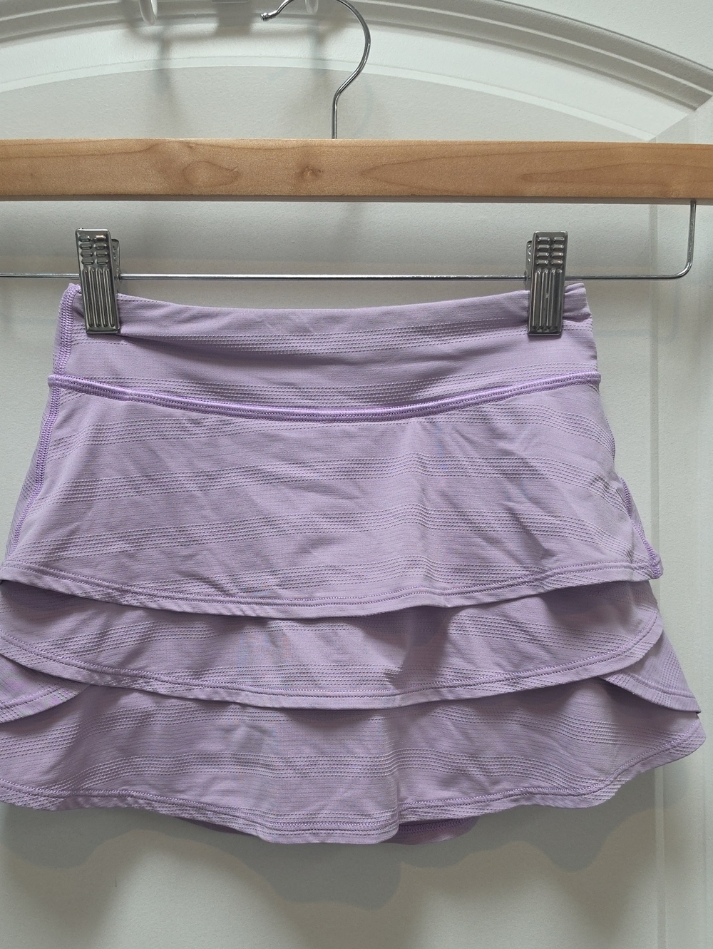 Athleta Girl layered skort Layered Skort in Purple Girls XS/6 Like New